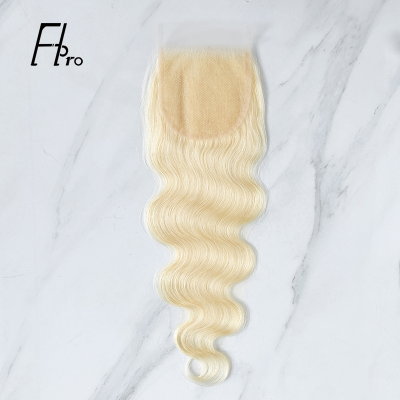 Most Popular Unprocessed Hair Free Parting 613# Lace Closure Body Wave